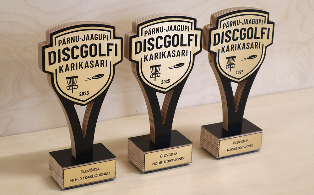 karikad ja medalid - discgolf karikad